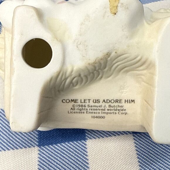 1986 Precious Moments Nativity Set 11 Pc “Come Let Us Adore Him” Figurines - Picture 13 of 16